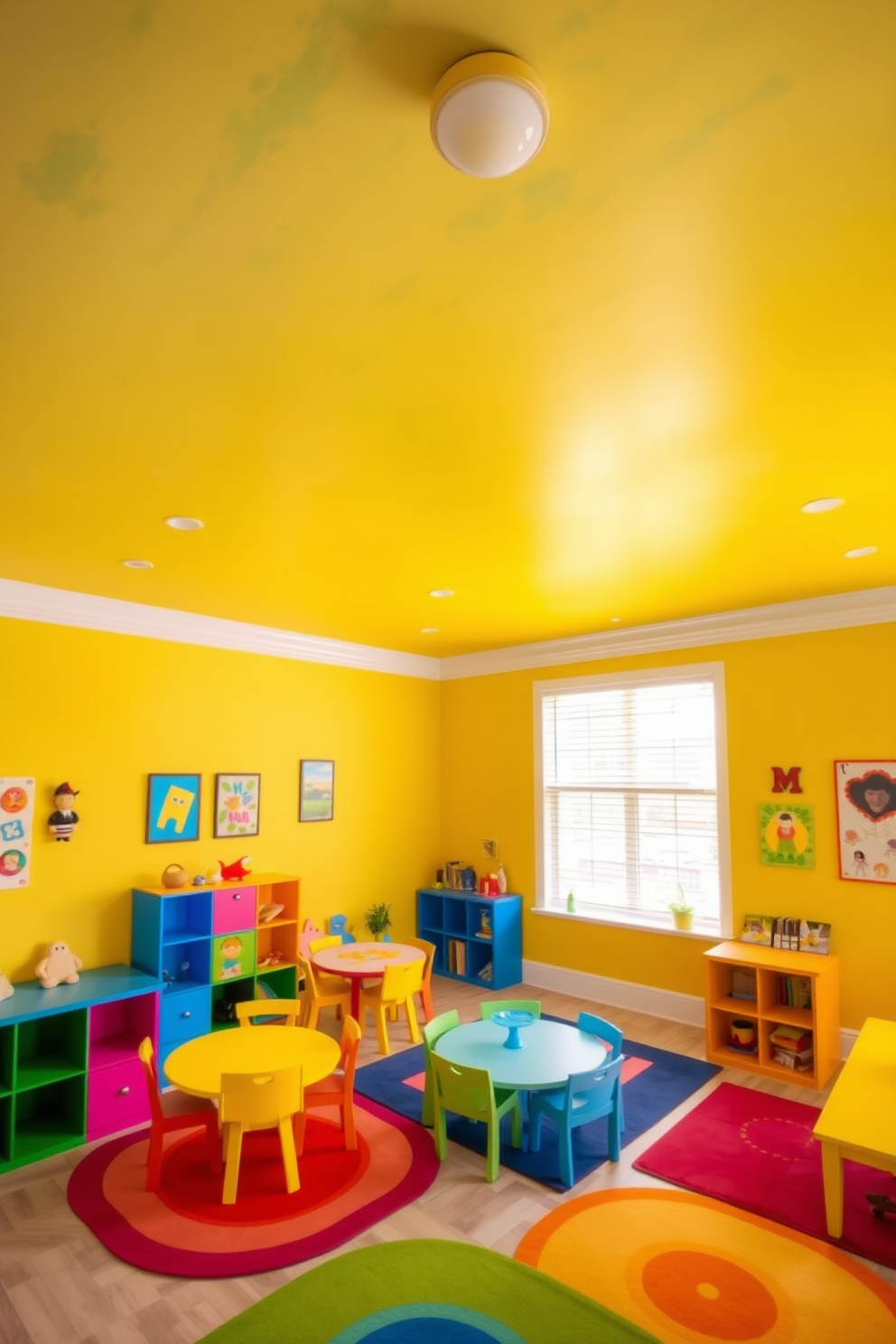 Yellow Playroom Design Ideas 14