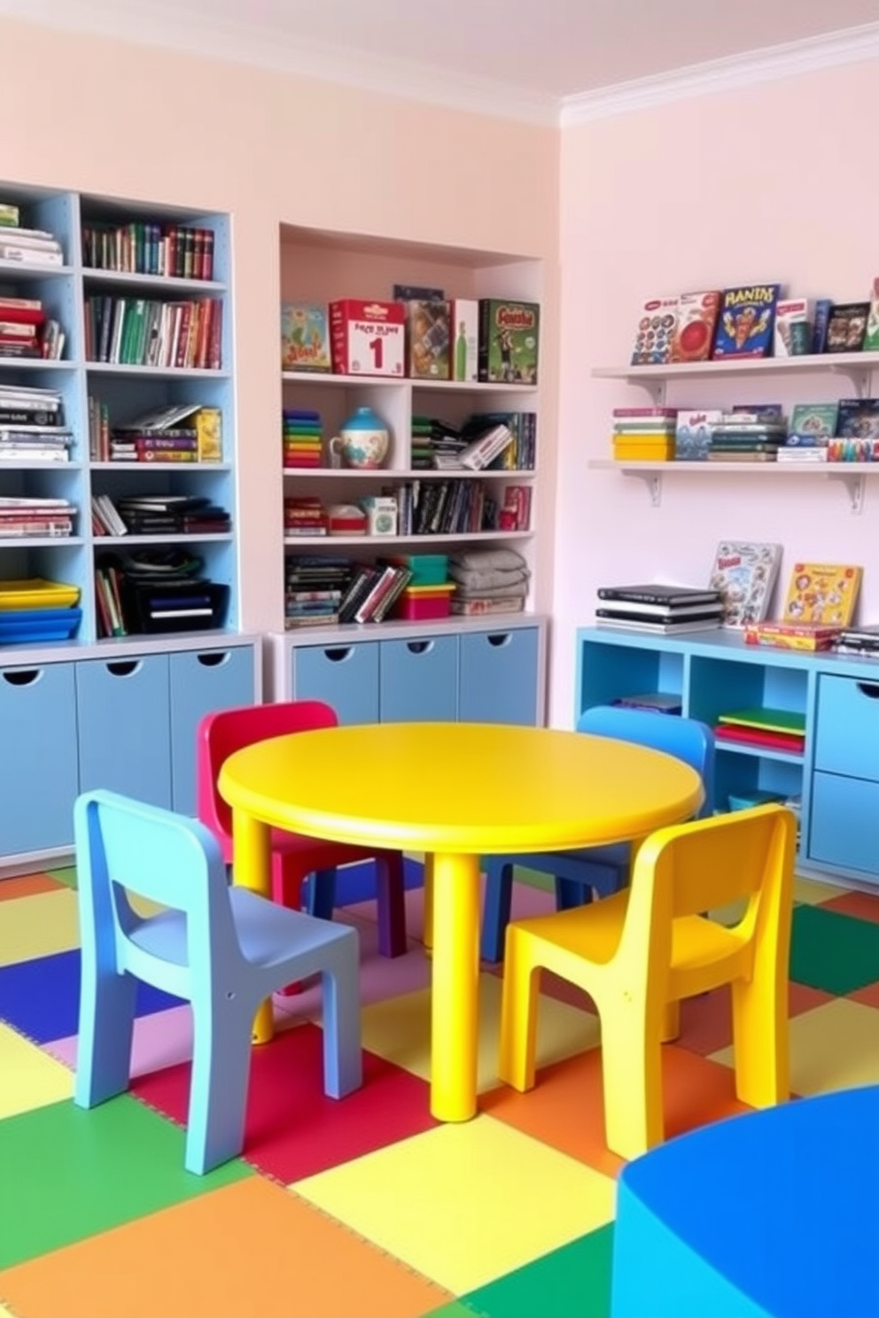 Yellow Playroom Design Ideas 15