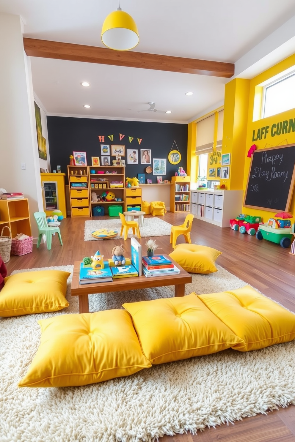 Yellow Playroom Design Ideas 18