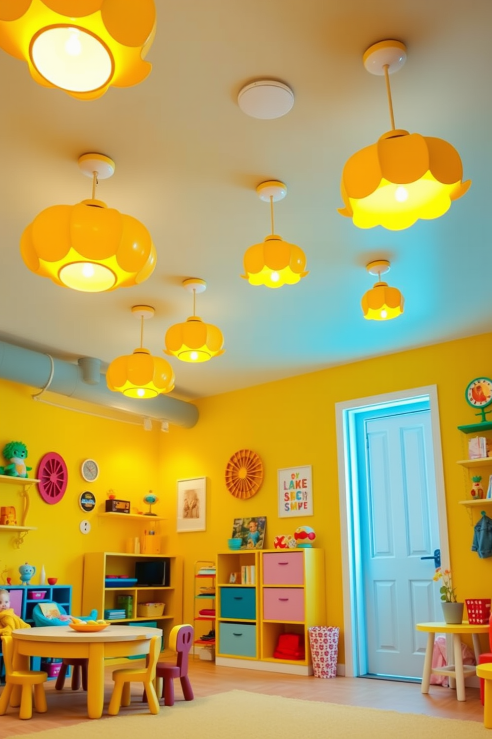 Yellow Playroom Design Ideas 19