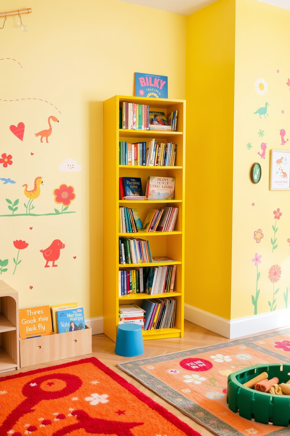 Yellow Playroom Design Ideas 20