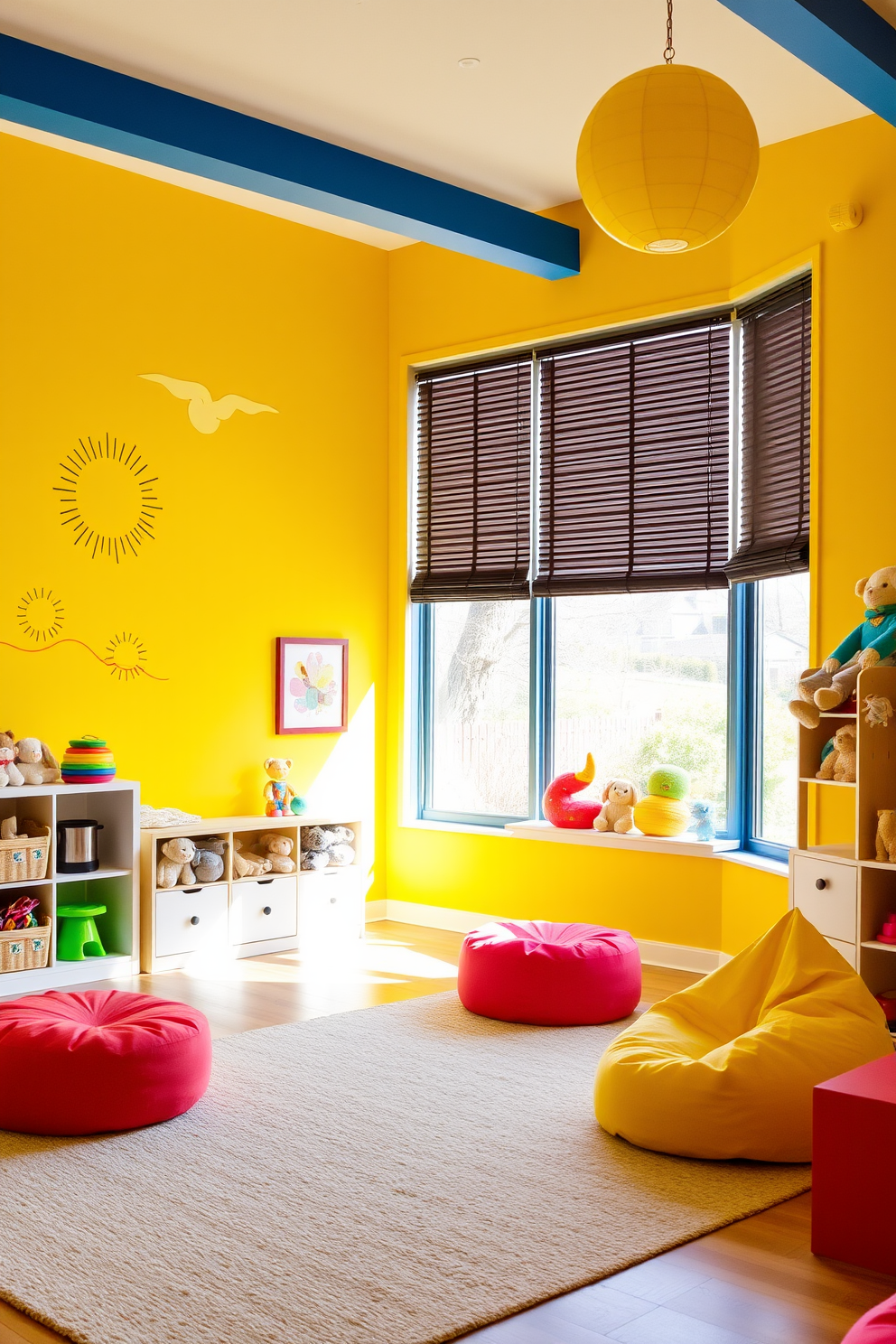 Yellow Playroom Design Ideas 22