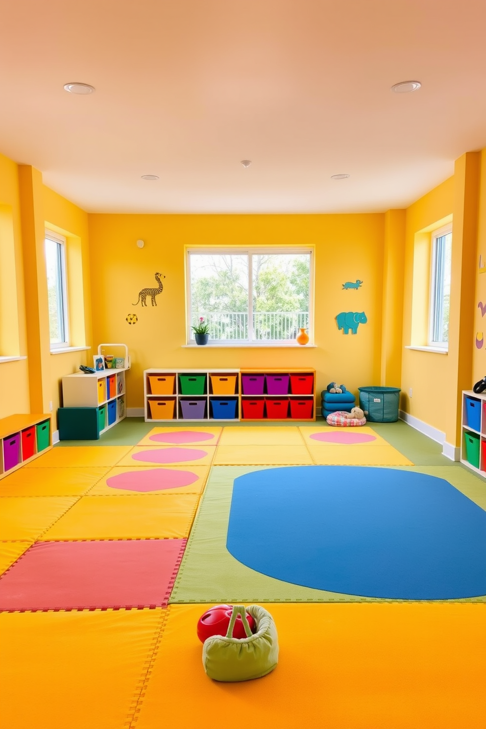 Yellow Playroom Design Ideas 26