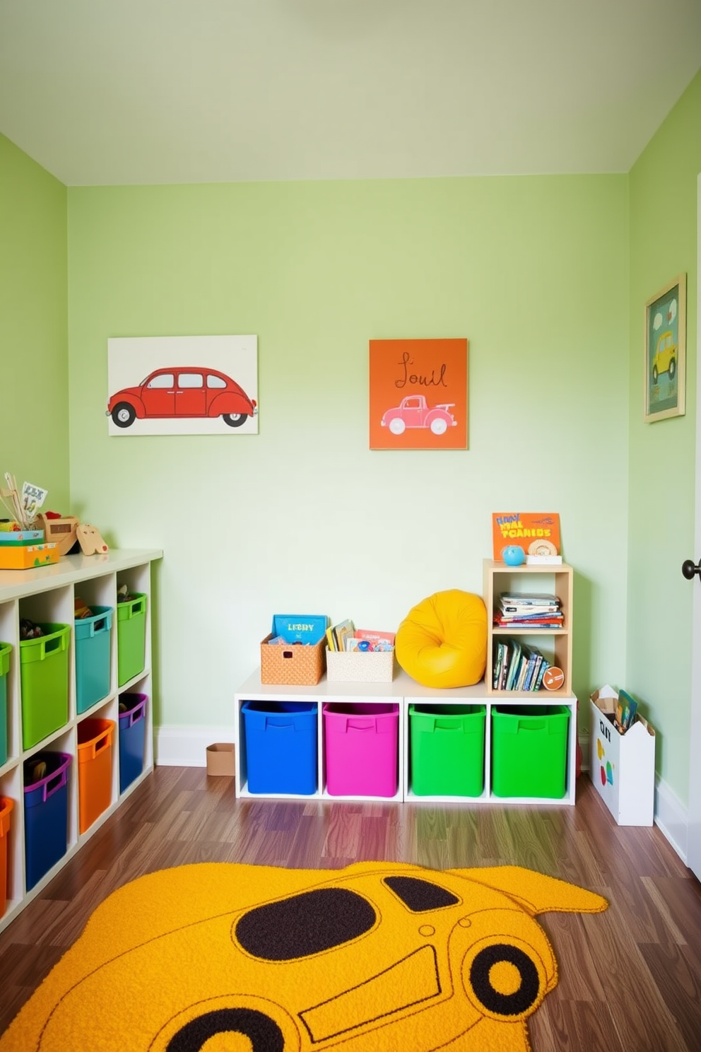 Yellow Playroom Design Ideas 29