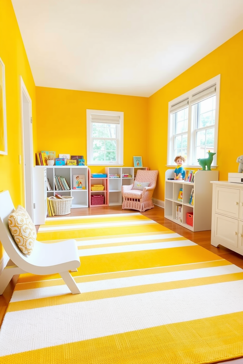 Yellow Playroom Design Ideas 5