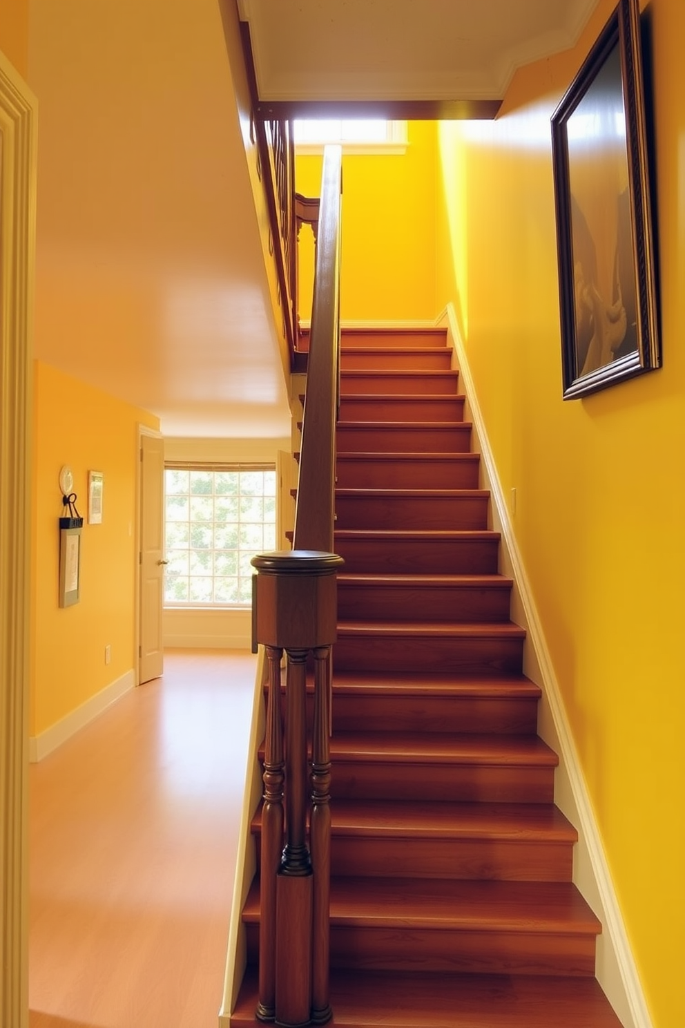 Yellow Staircase Design Ideas 18