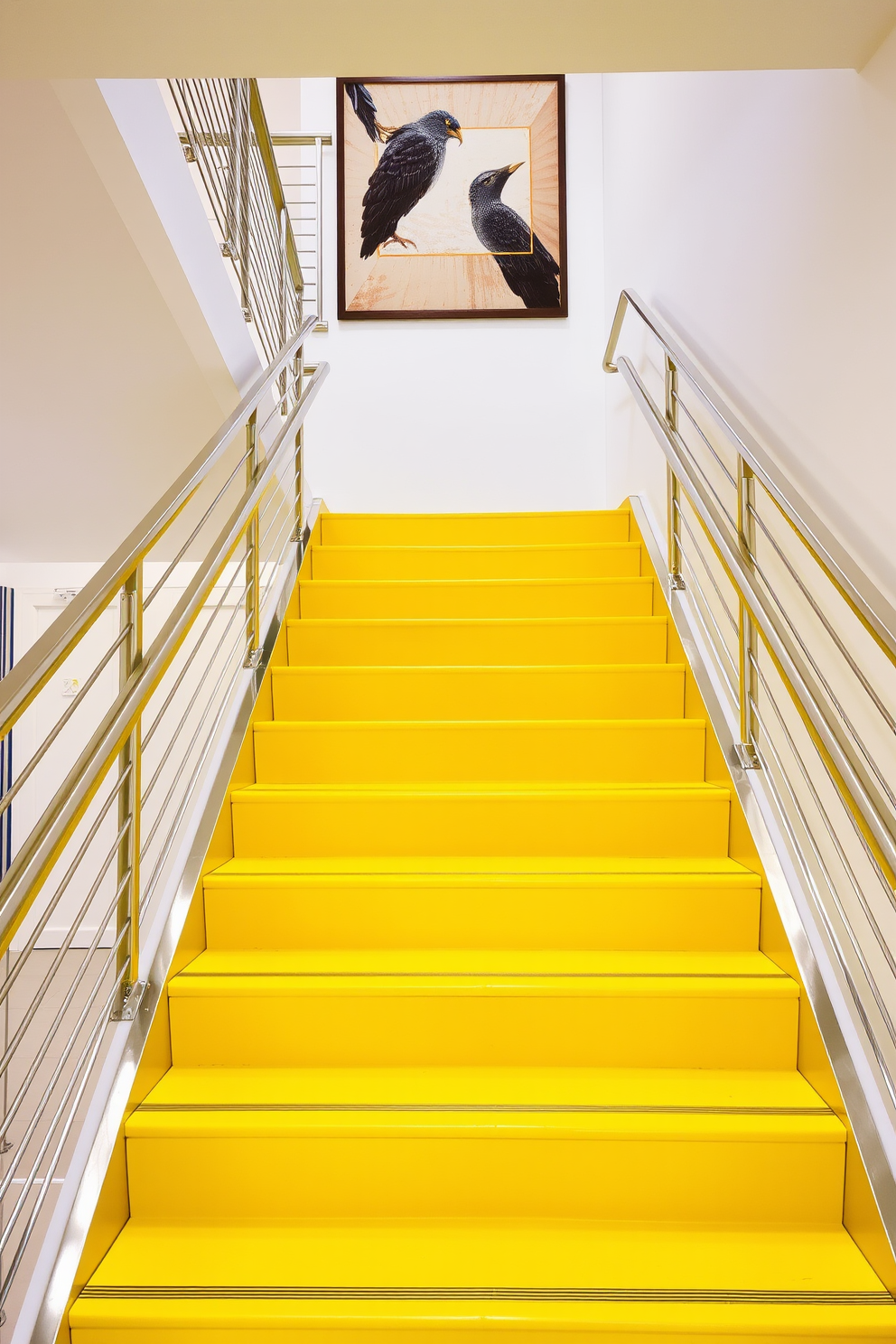 Yellow Staircase Design Ideas 26