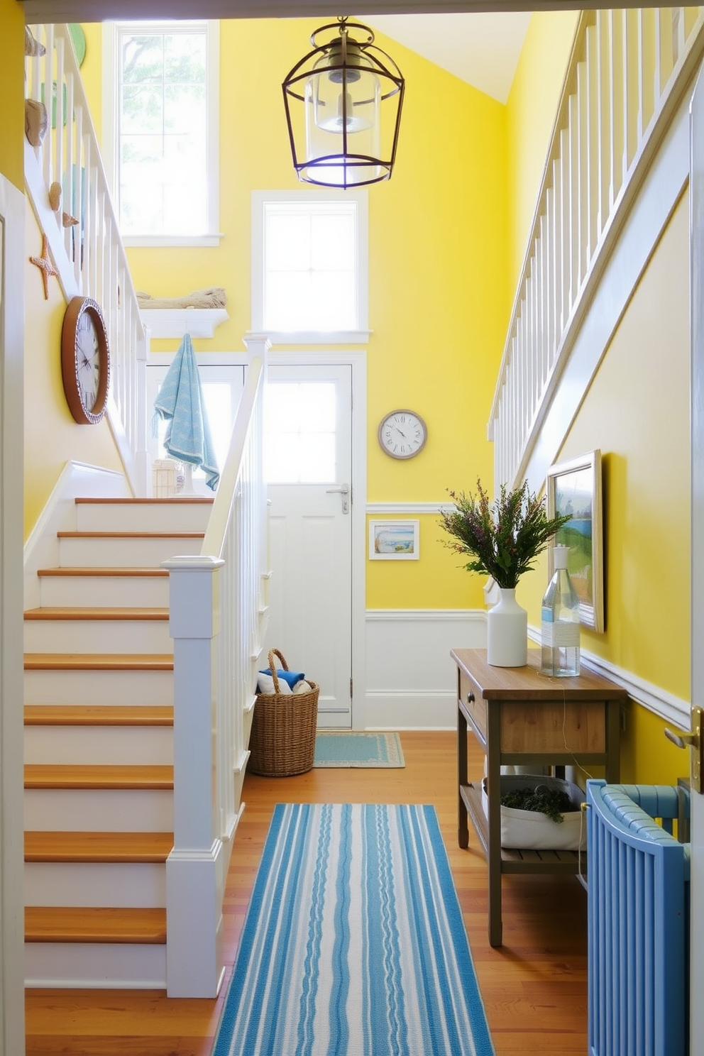 Yellow Staircase Design Ideas 27