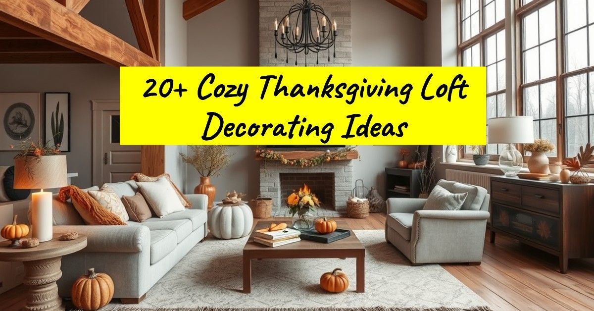 20+ Cozy Thanksgiving Loft Decorating Ideas