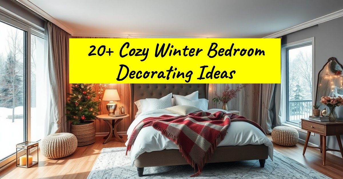 20+ Cozy Winter Bedroom Decorating Ideas