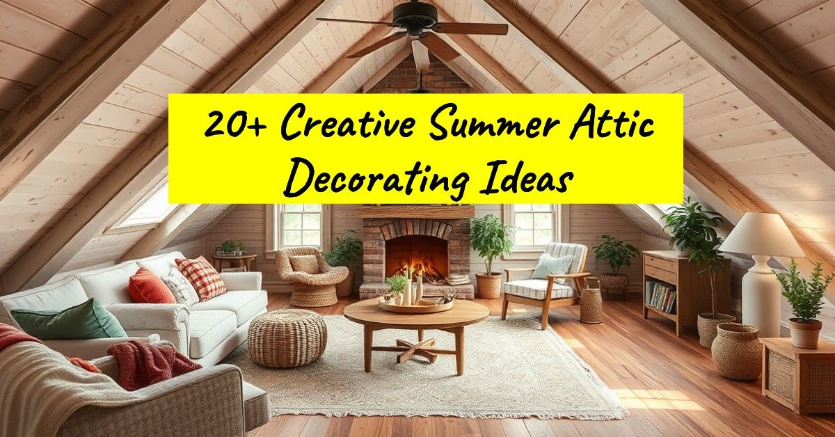 20+ Creative Summer Attic Decorating Ideas