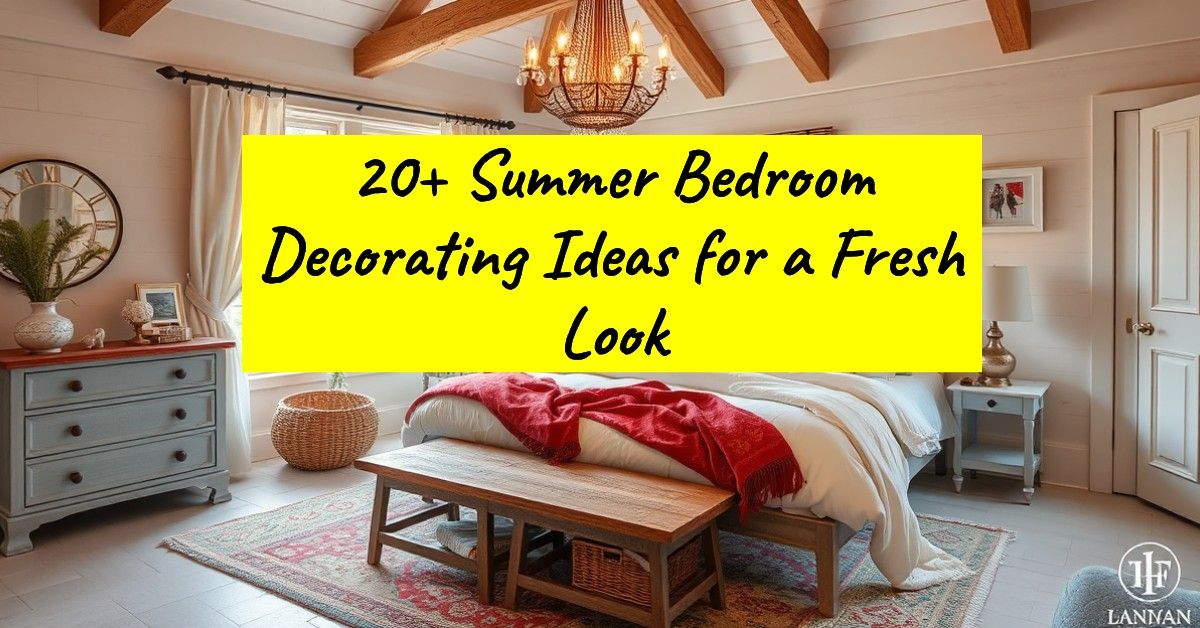 20+ Summer Bedroom Decorating Ideas for a Fresh Look