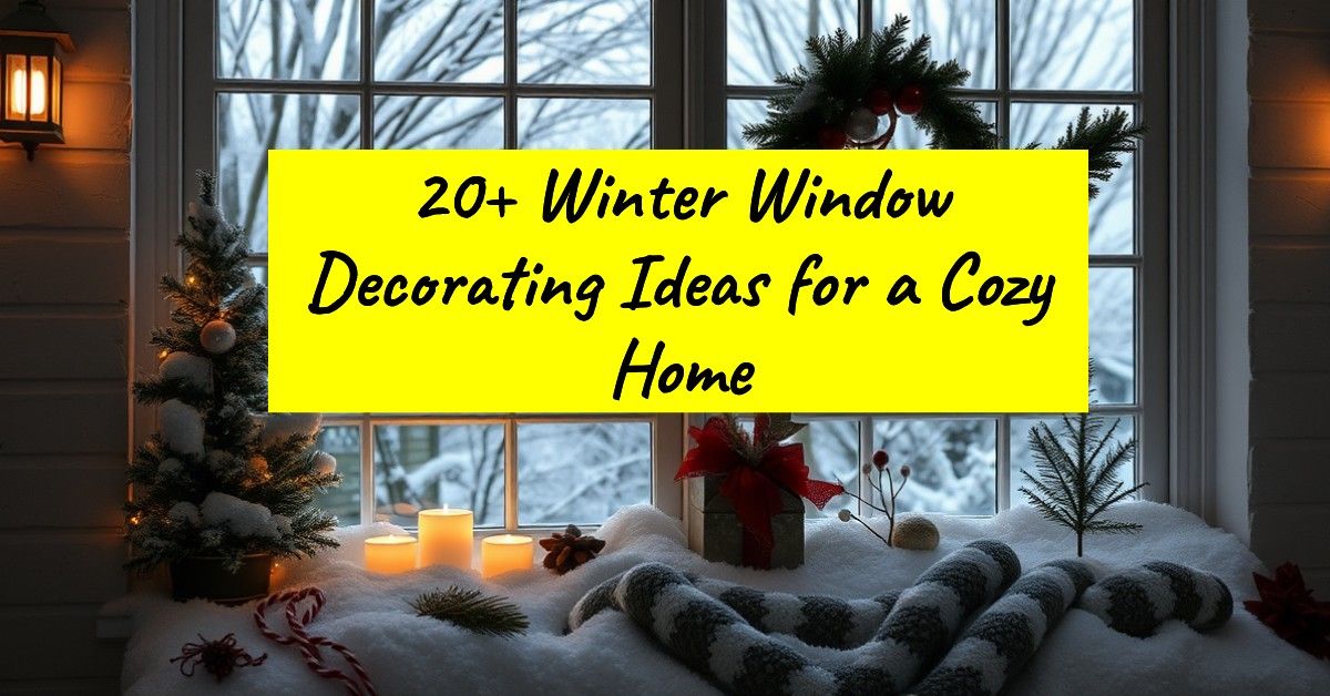 20+ Winter Window Decorating Ideas for a Cozy Home