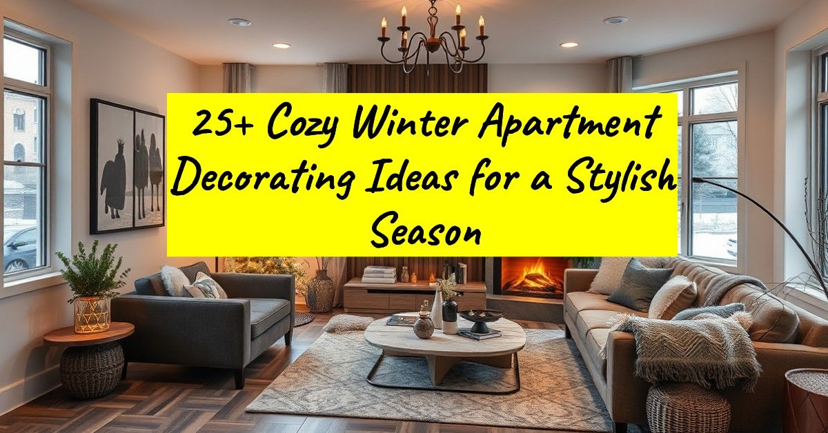 25+ Cozy Winter Apartment Decorating Ideas for a Stylish Season