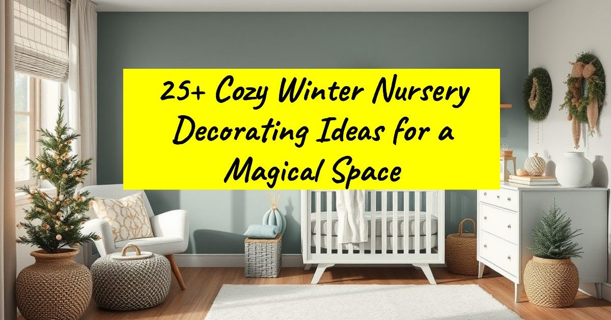 25+ Cozy Winter Nursery Decorating Ideas for a Magical Space