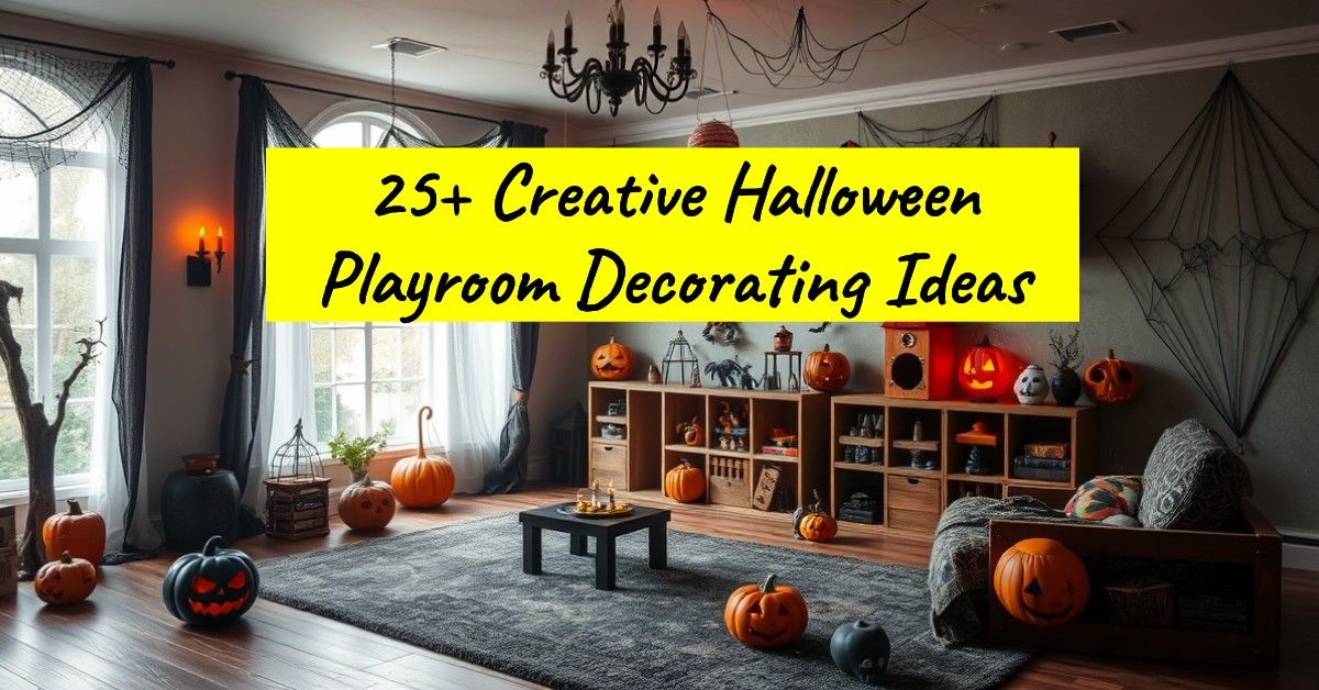 25+ Creative Halloween Playroom Decorating Ideas