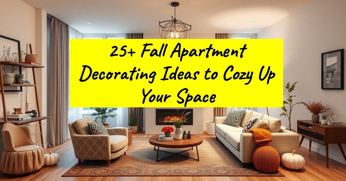 25+ Fall Apartment Decorating Ideas to Cozy Up Your Space