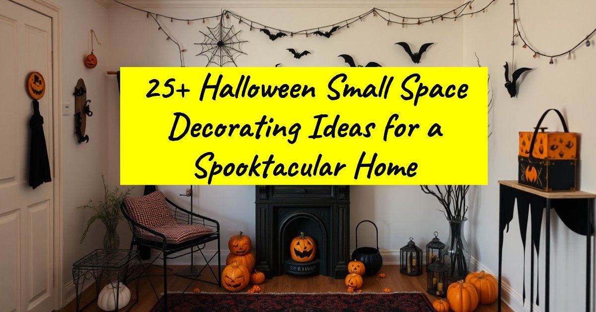 25+ Halloween Small Space Decorating Ideas for a Spooktacular Home