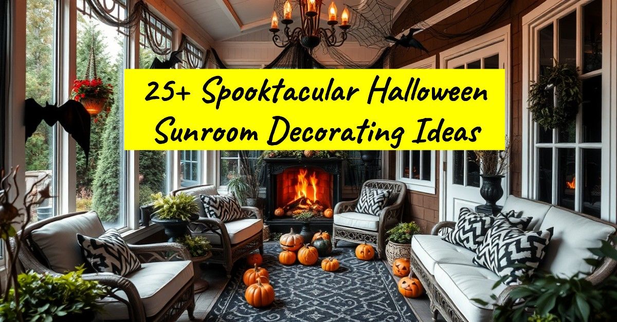 25+ Spooktacular Halloween Sunroom Decorating Ideas