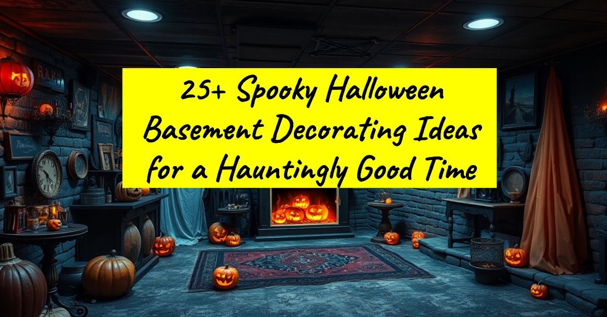 25+ Spooky Halloween Basement Decorating Ideas for a Hauntingly Good Time