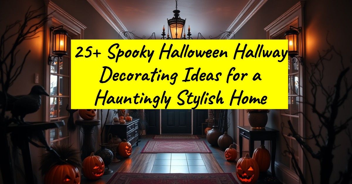 25+ Spooky Halloween Hallway Decorating Ideas for a Hauntingly Stylish Home