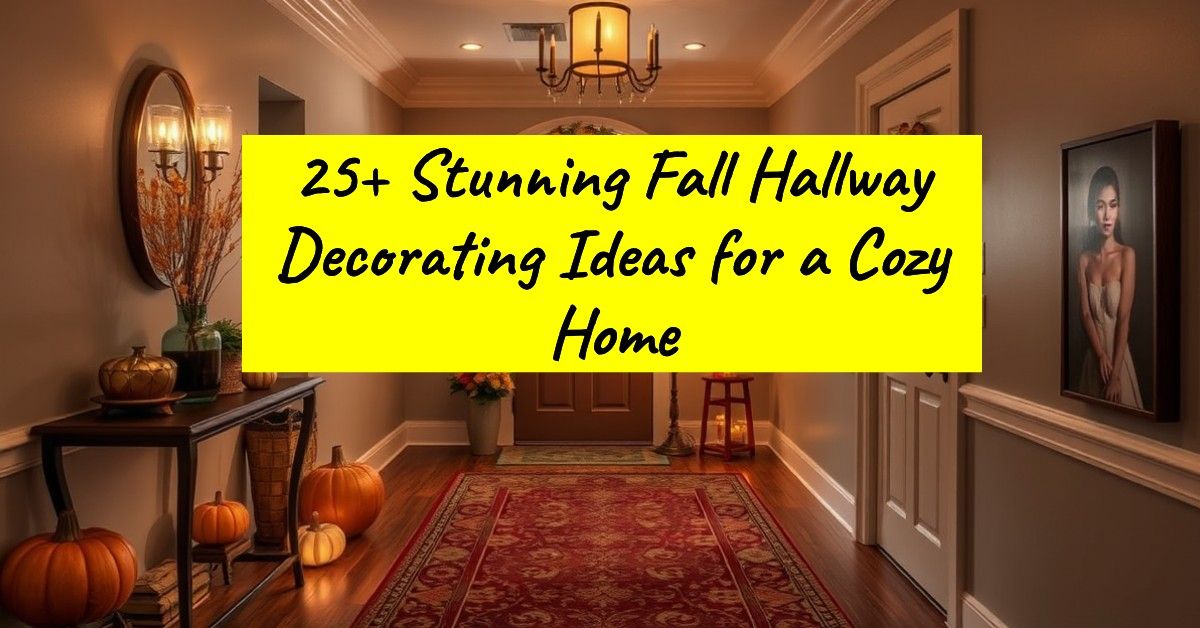 25+ Stunning Fall Hallway Decorating Ideas for a Cozy Home