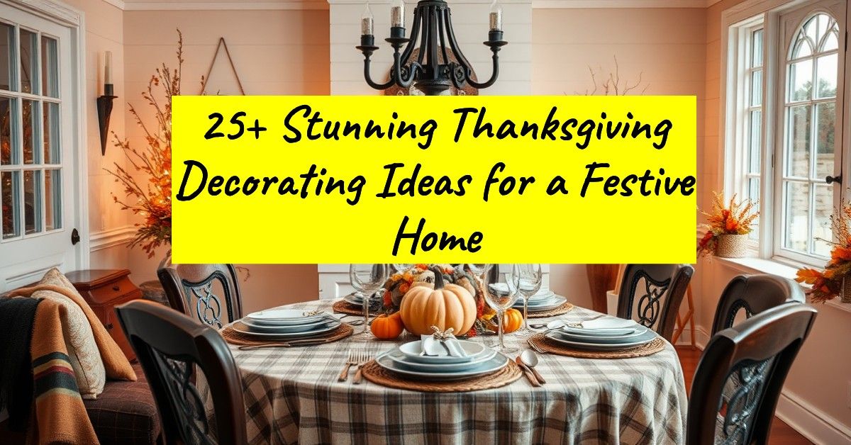 25+ Stunning Thanksgiving Decorating Ideas for a Festive Home