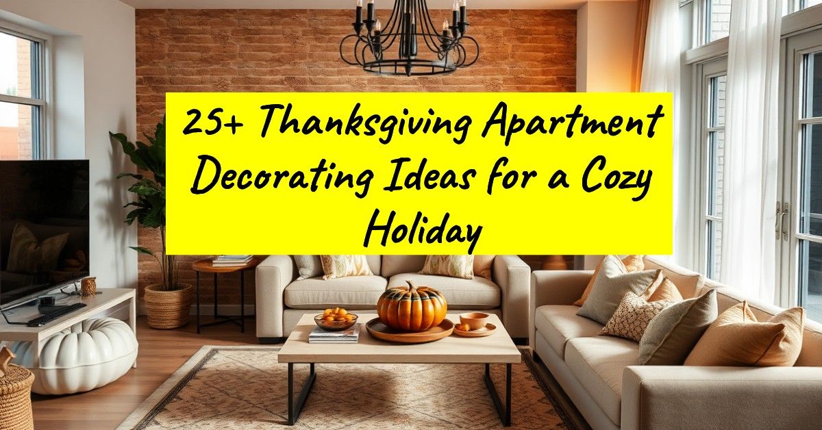 25+ Thanksgiving Apartment Decorating Ideas for a Cozy Holiday