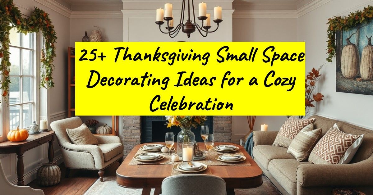 25+ Thanksgiving Small Space Decorating Ideas for a Cozy Celebration