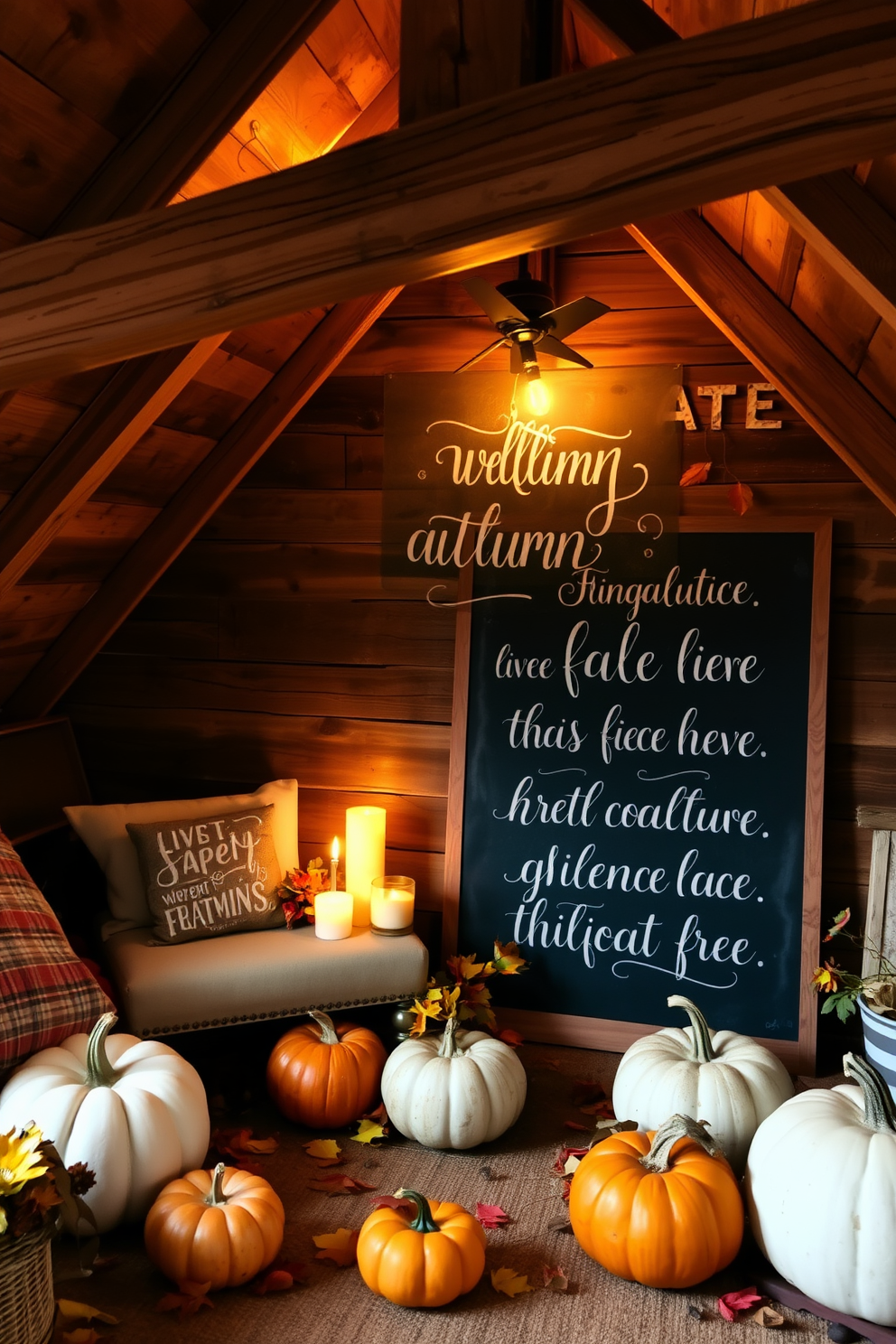 Fall Attic Decorating Ideas 21