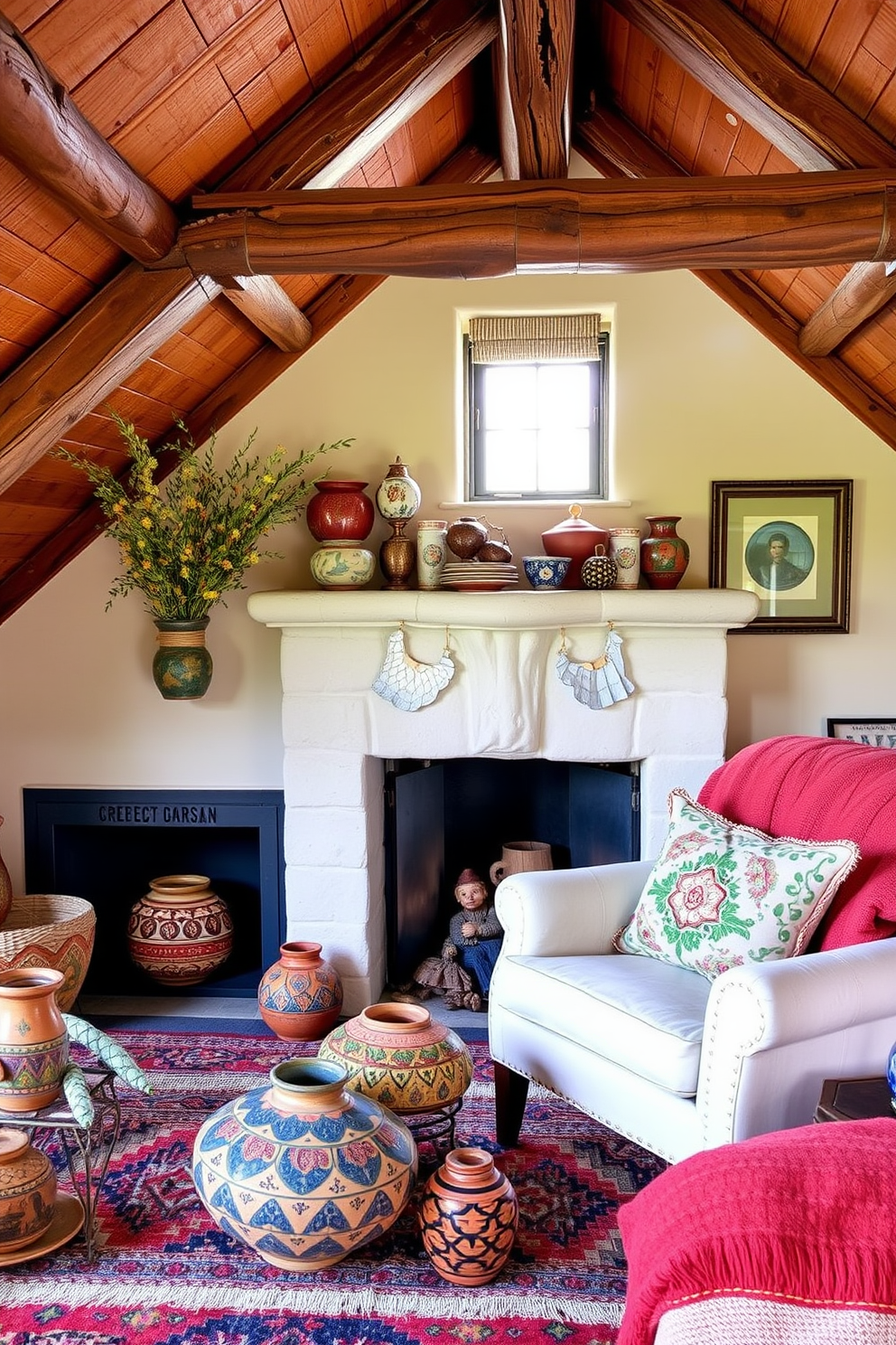 Fall Attic Decorating Ideas 24