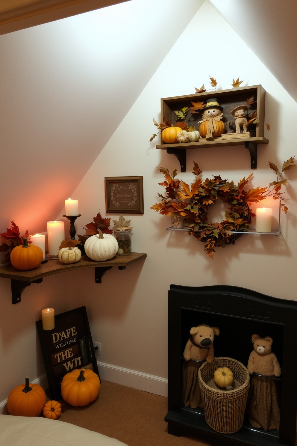 Fall Attic Decorating Ideas 26