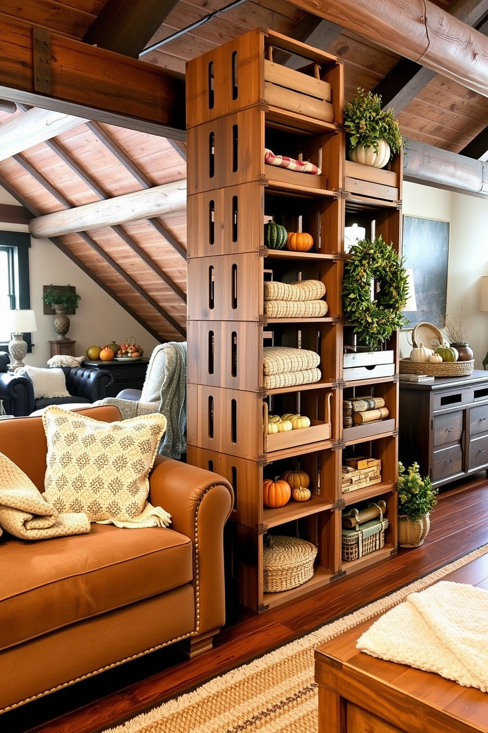 Fall Attic Decorating Ideas 28