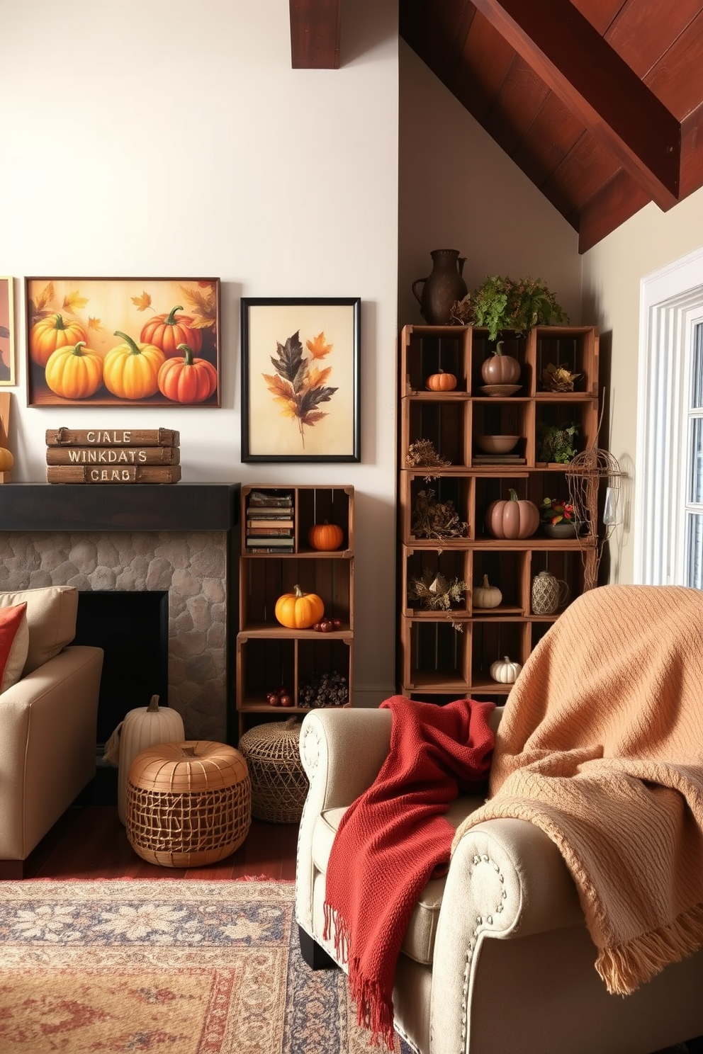 Fall Attic Decorating Ideas 3