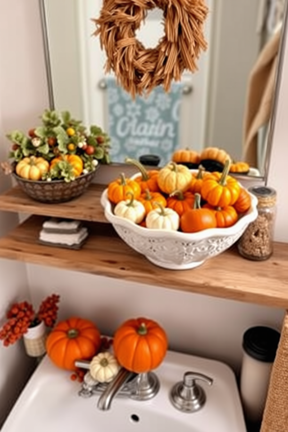 Fall Bathroom Decorating Ideas 12