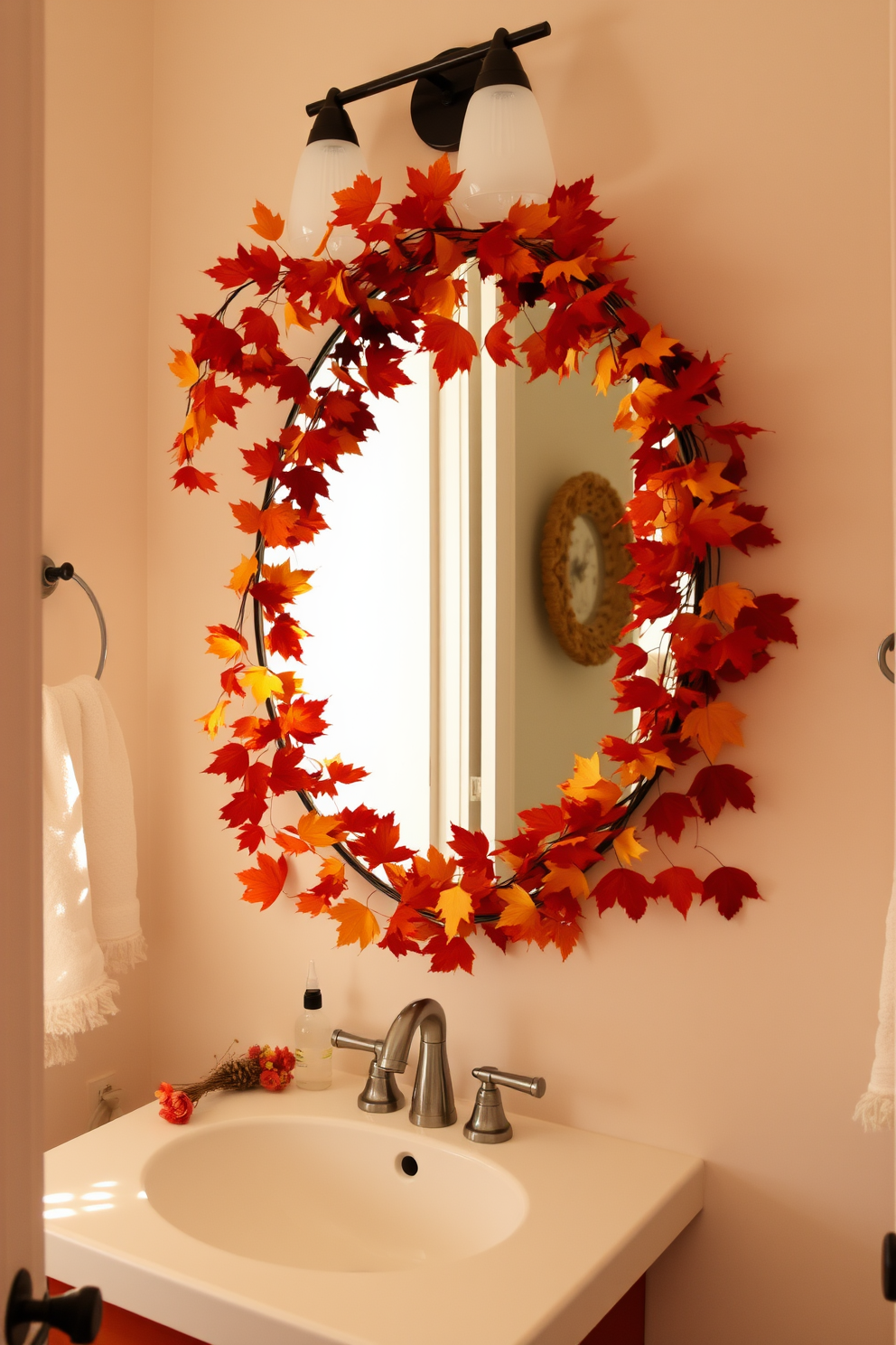 Fall Bathroom Decorating Ideas 17