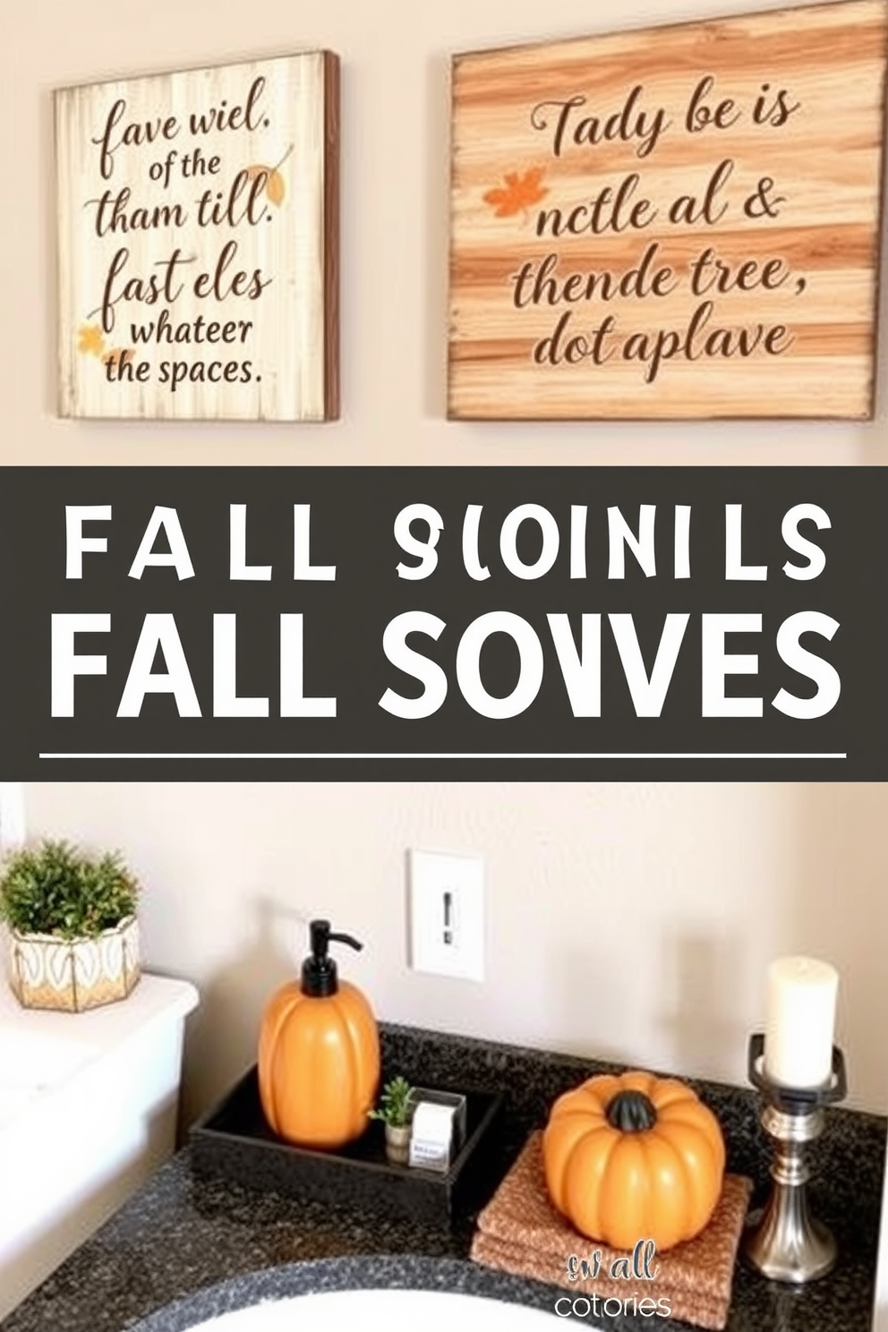 Fall Bathroom Decorating Ideas 22