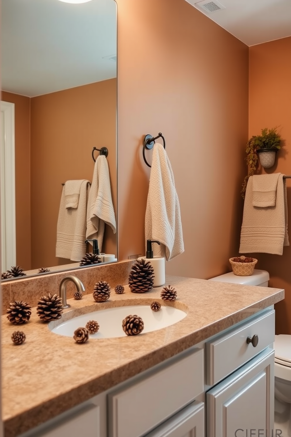 Fall Bathroom Decorating Ideas 23