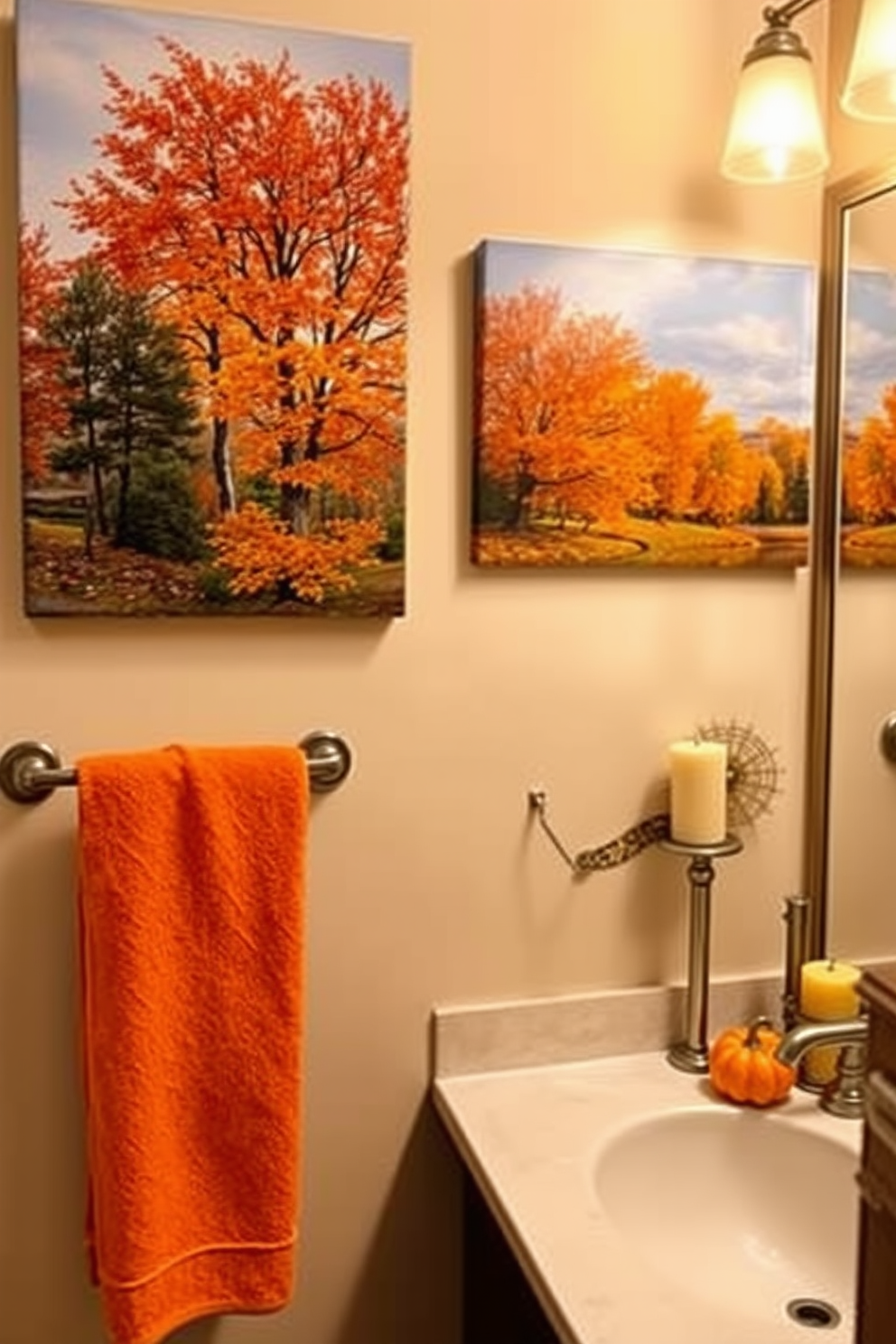 Fall Bathroom Decorating Ideas 6