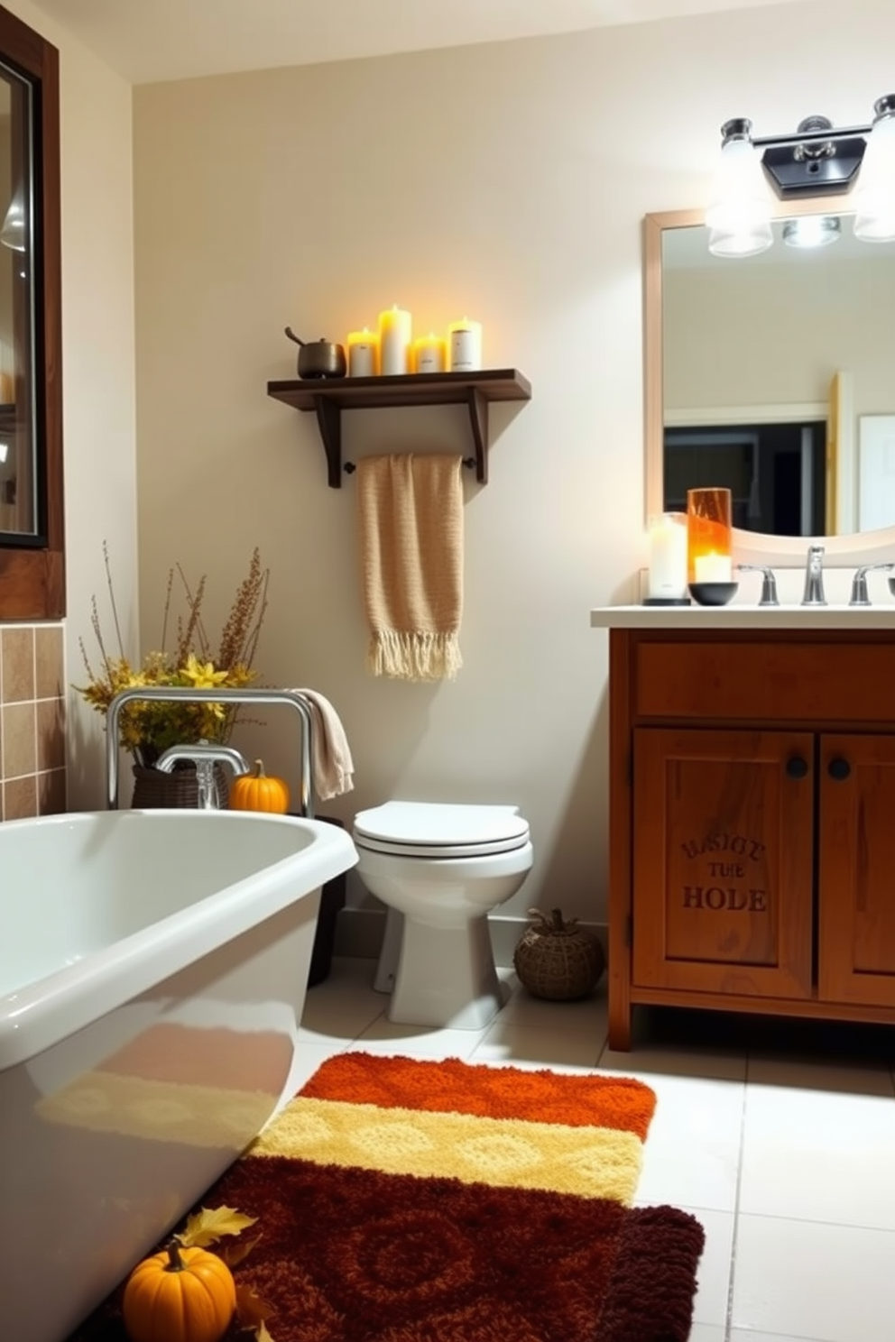 Fall Bathroom Decorating Ideas 8