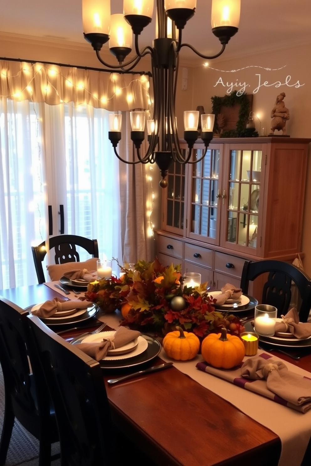 Fall Dining Room Decorating Ideas 13