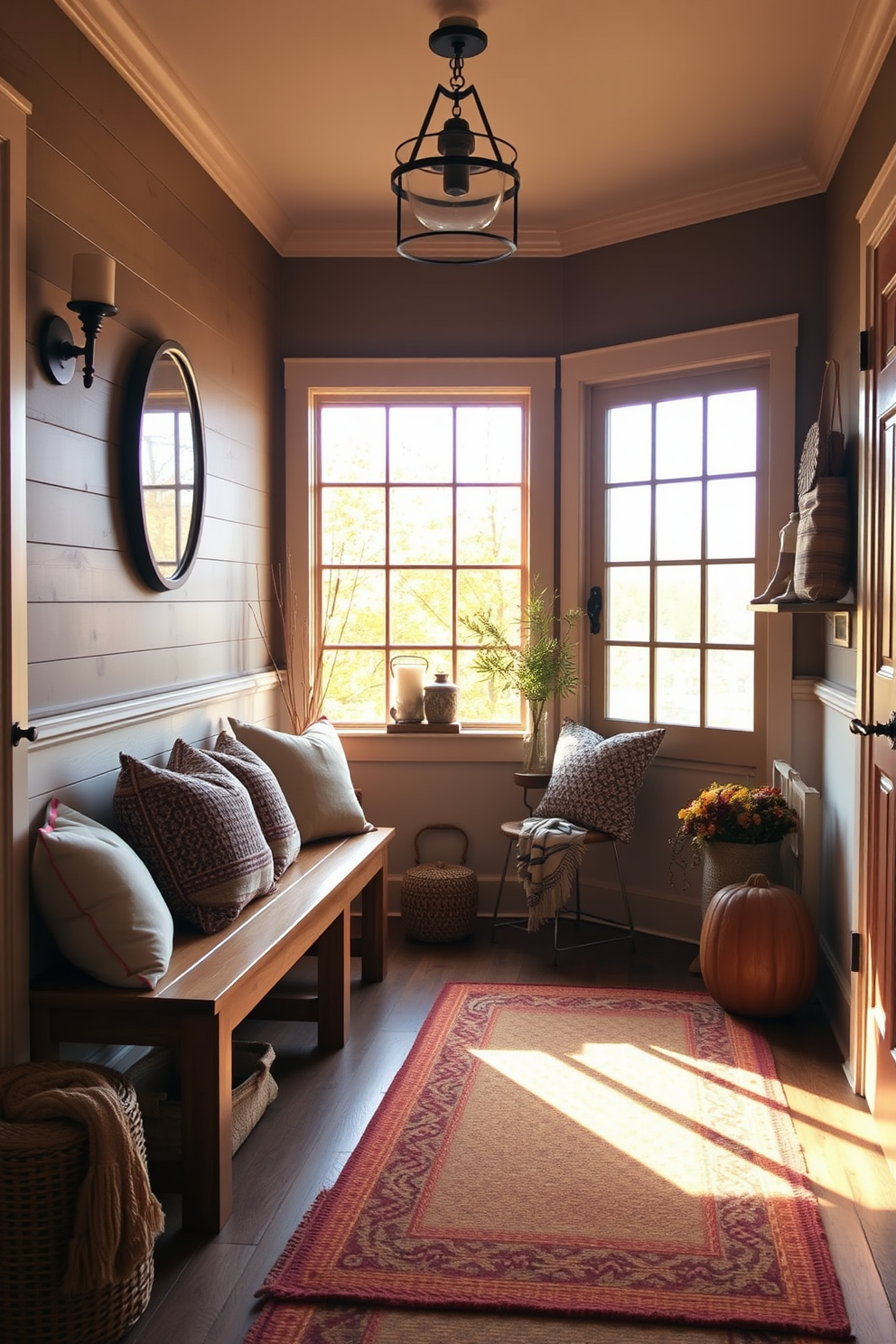 Fall Entryway Decorating Ideas 17