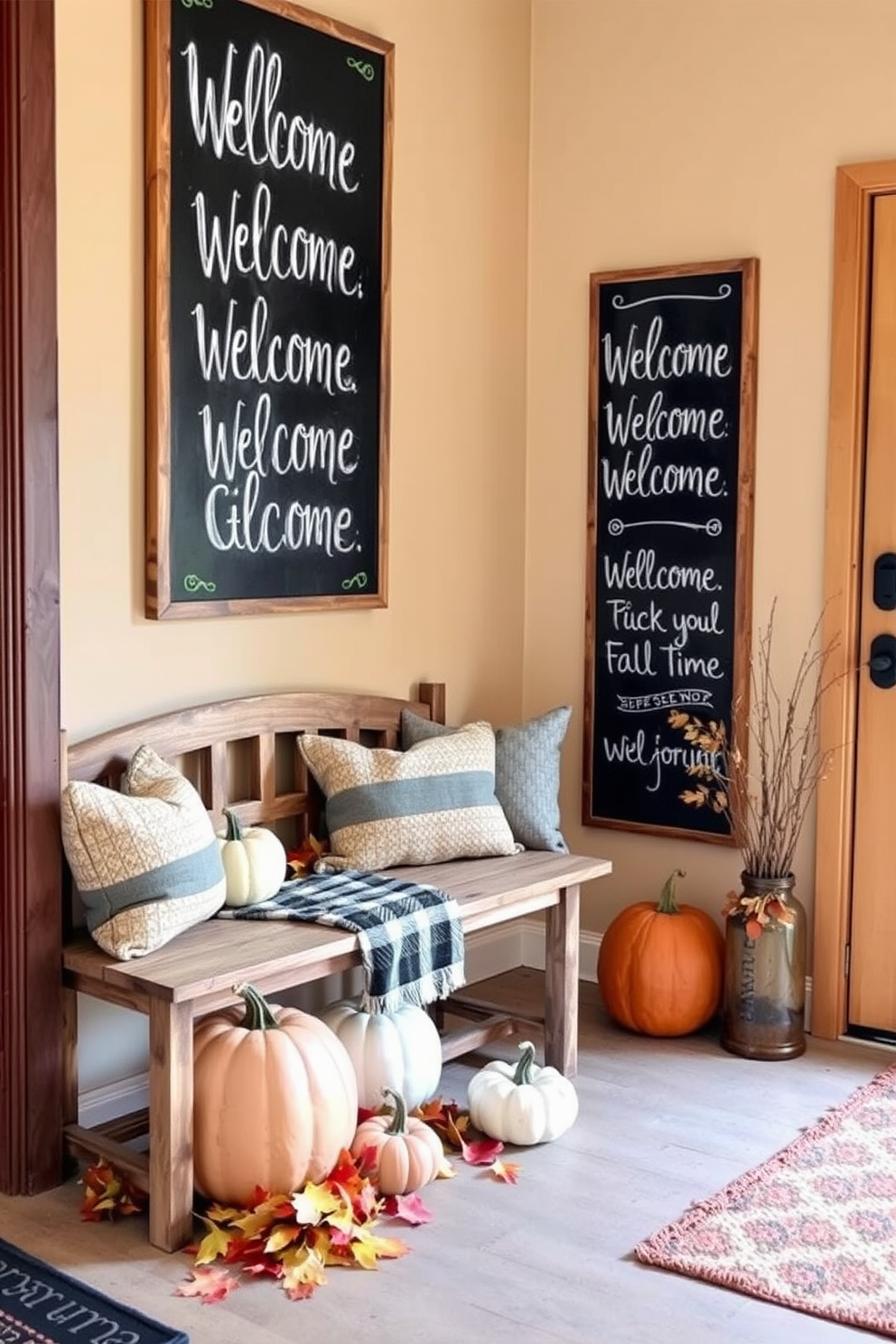 Fall Entryway Decorating Ideas 19