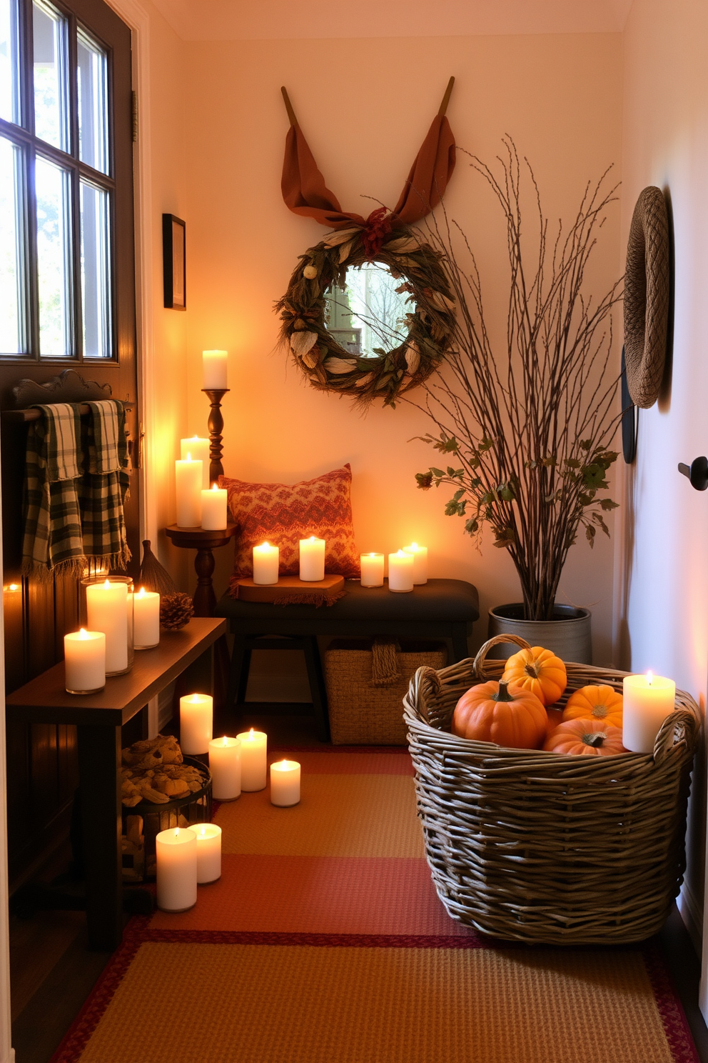 Fall Entryway Decorating Ideas 20