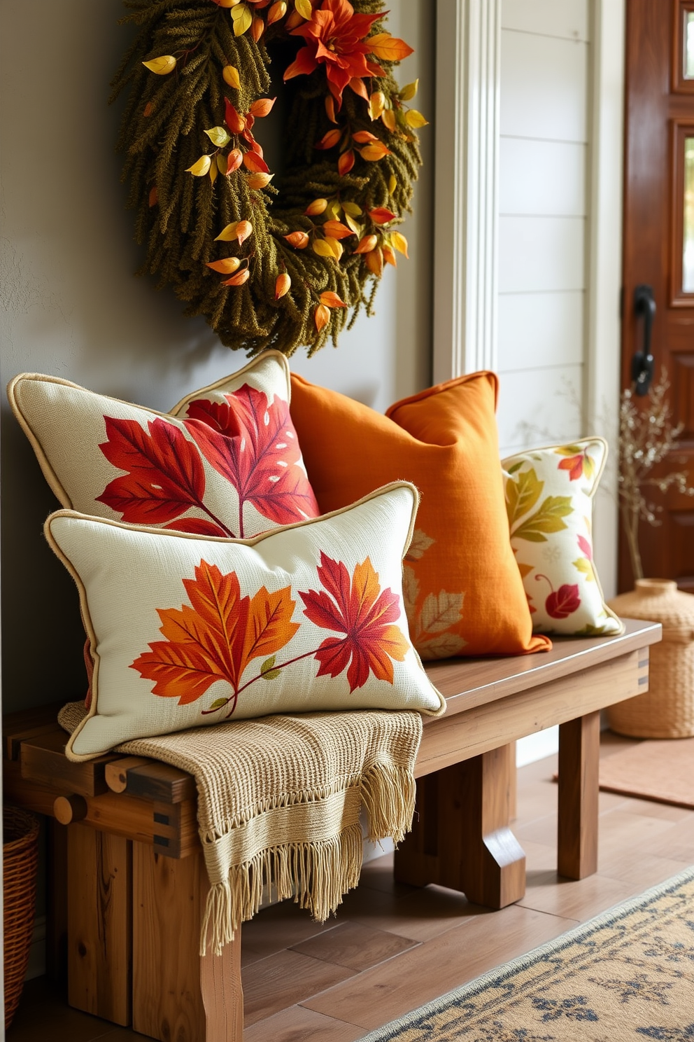 Fall Entryway Decorating Ideas 21