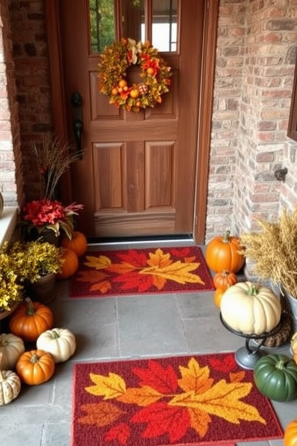 Fall Entryway Decorating Ideas 25