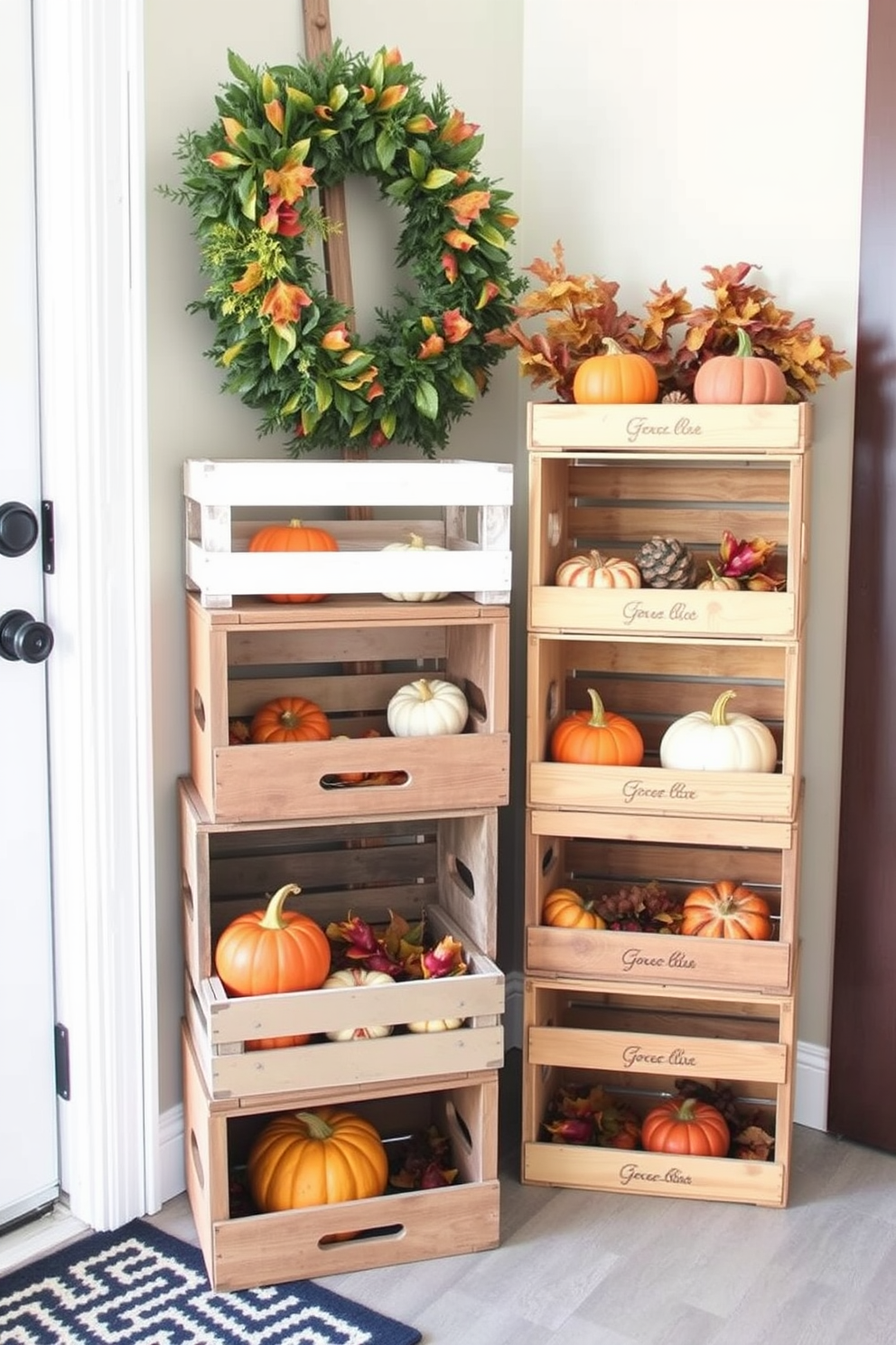 Fall Entryway Decorating Ideas 30