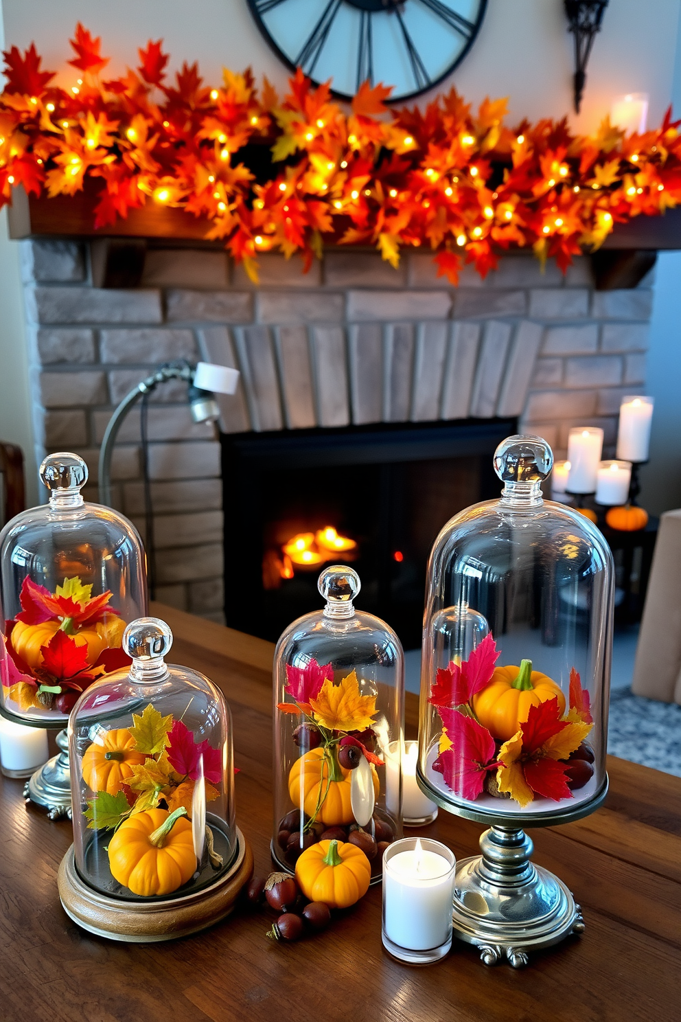 Fall Fireplace Decorating Ideas 28