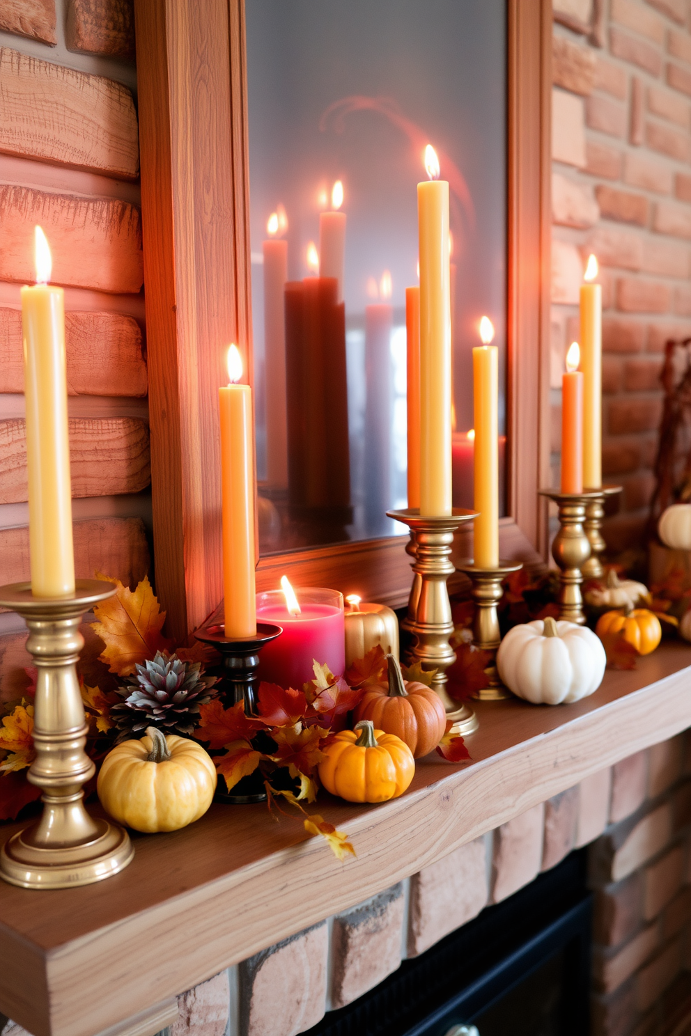 Fall Fireplace Decorating Ideas 5