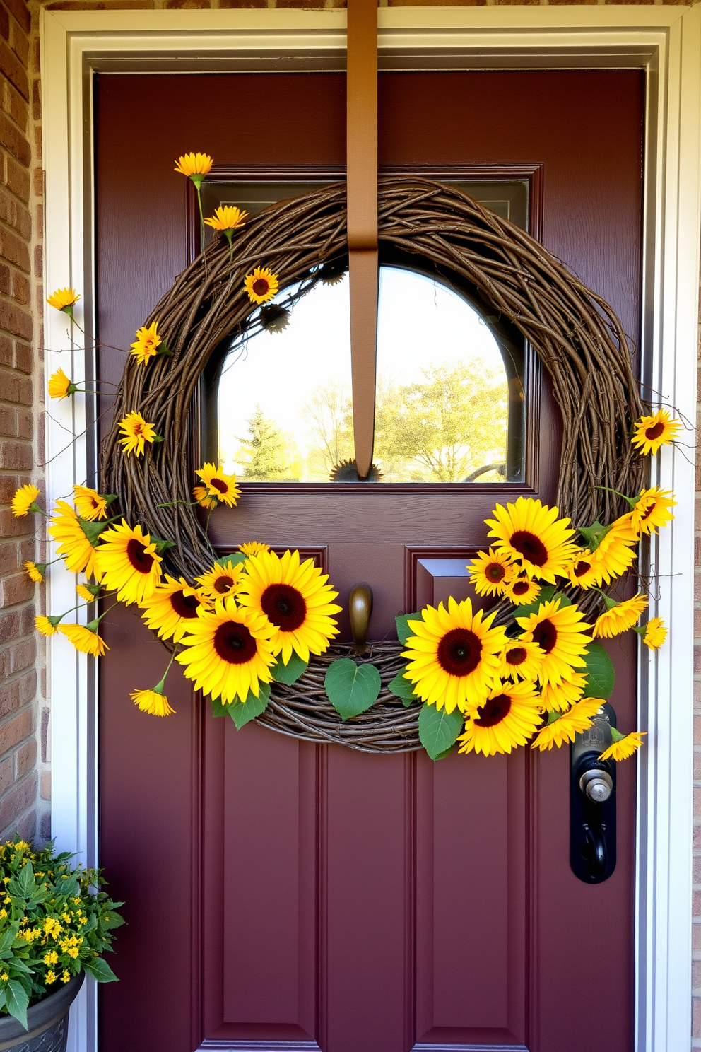 Fall Front Door Decorating Ideas 13